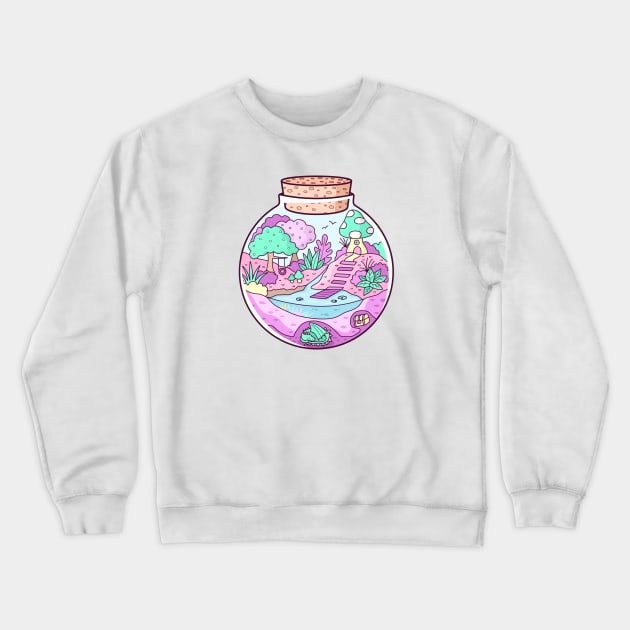 Pocket Fairyland Crewneck Sweatshirt by sombrasblancas